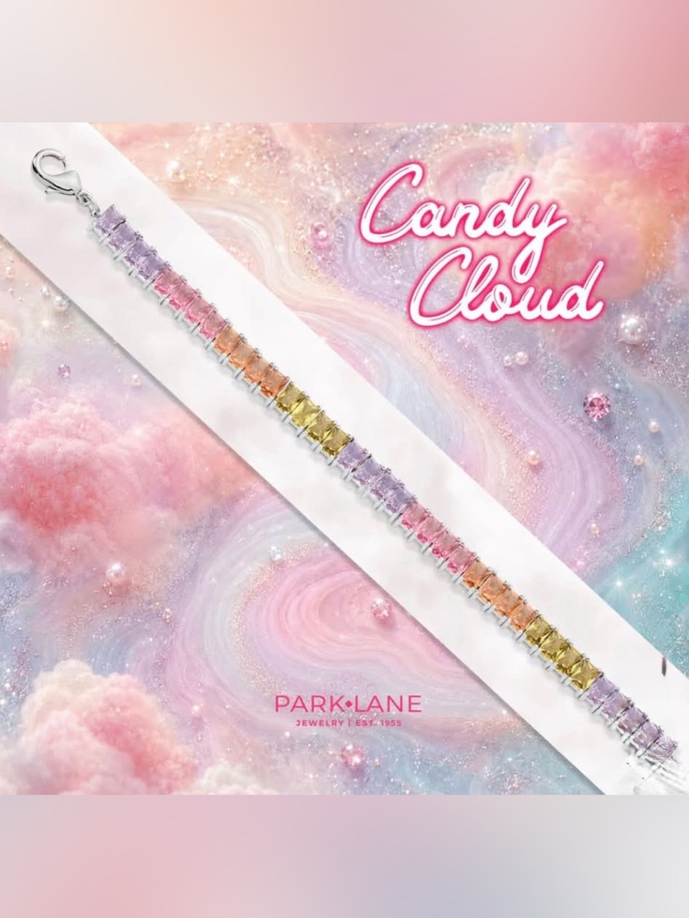 Park Lane “Candy Cloud” Tennis Bracelet! BNIB!